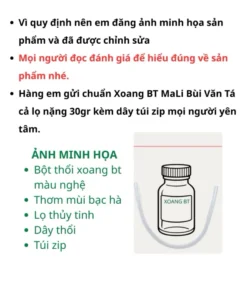 Thảo mộc thổi xoang BT (lọ 30g) - Ảnh 2