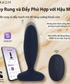 Máy Rung Thụt Hậu Môn Svakom Jordan 2 Trong 1 App & Remote - Hakichi