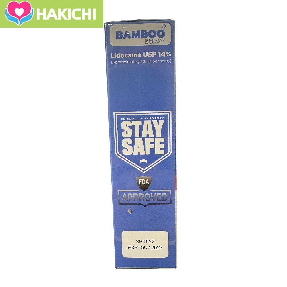 Chai Xịt Bamboo Delay 14% 12ml USA 13 bamboo delay chai xit chong xuat tinh som made in the usa