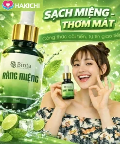 Tinh Dầu Răng Miệng Binta 20ml Thảo Dược Thiên Nhiên, Binta Oral Essential Oil 100% natural 20ml 11 Tinh Dầu Răng Miệng Binta 20ml Thảo Dược Thiên Nhiên, Binta Oral Essential Oil 100% natural 20ml - Ảnh 2