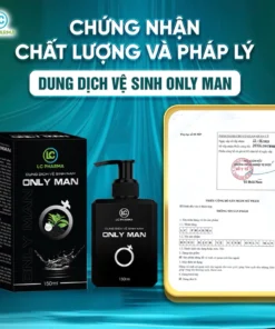 Dung dịch vệ sinh nam giới ONLY MAN giảm viêm ngứa, Cải thiện hạt ngọc cho phái mạnh (150ml) 11 Dung dịch vệ sinh nam giới ONLY MAN giảm viêm ngứa, Cải thiện hạt ngọc cho phái mạnh (150ml) - Ảnh 6