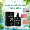 Dung dịch vệ sinh nam giới ONLY MAN giảm viêm ngứa, Cải thiện hạt ngọc cho phái mạnh (150ml)