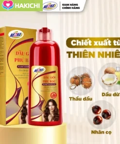 Dầu Gội Nhuộm Thảo Dược Phủ Bạc NEZHA 400ml, Nhuộm Tóc Tại Nhà, Tone Nâu Tây Tôn Da - Ảnh 6