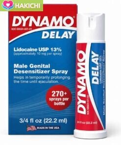 Chai xịt Dynamo Delay Mỹ chính hãng – Chống xuất tinh sớm, kéo dài thời gian quan hệ (Lidocaine USP 13%)