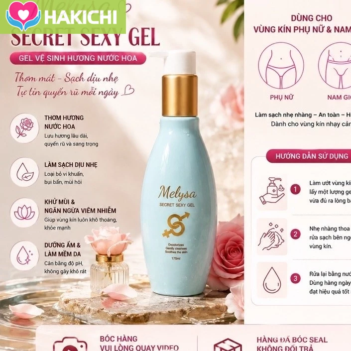 Gel vệ sinh Hương nước hoa Pháp – MELYSA SECRET SEXY GEL 28 emdi9