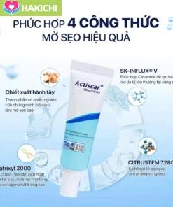Kem Và Serum Sẹo Actiscar 15ml/20g Làm Mờ Vết Thâm Nám Vết Sẹo Trên Da Mềm Mịn Da Giảm Sẹo Lồi 13 Kem Và Serum Sẹo Actiscar 15ml/20g Làm Mờ Vết Thâm Nám Vết Sẹo Trên Da Mềm Mịn Da Giảm Sẹo Lồi - Ảnh 6