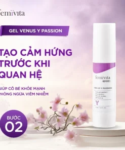 Femivita Gel Venus Y Passion - Hỗ trợ tăng cảm hứng, chăm sóc, se K.H.I.T kháng khuẩn và giảm ngứa cô bé
