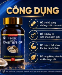Tinh chất hàu biển cao cấp, hỗ trợ bổ sung dưỡng chất cho cơ thể - Thực phẩm bảo vệ sức khỏe Feelex hộp 60 viên - Ảnh 7