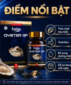 Tinh chất hàu biển cao cấp, hỗ trợ bổ sung dưỡng chất cho cơ thể - Thực phẩm bảo vệ sức khỏe Feelex hộp 60 viên - Ảnh 8