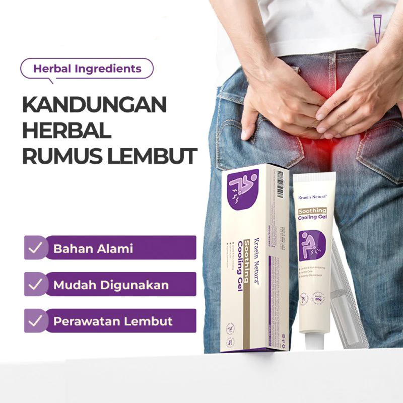 Gel Bôi Trĩ Thảo Mộc Kreain Nature Giảm Sưng, Ngứa, Viêm, Nóng Rát CHÍNH HÃNG 28 gekrti2