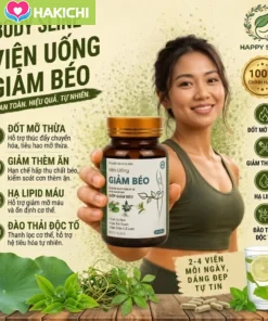 Giảm Cân - Giảm mỡ - Giảm mỡ Bụng - Giảm cân toàn thân - Tặng Miếng Dán Đông Y Hộp 40 Miếng
