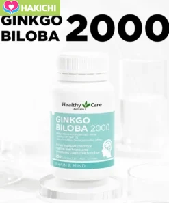 Healthy Care Viên Uống Bổ Não Ginkgo Biloba 2000mg Chính Hãng Úc - 100 Viên | Tăng Cường Trí Nhớ, Lưu Thông Máu Não, Giảm Đau Đầu & Stress | Vitamin Dinh Dưỡng Bổ Não - Ảnh 3