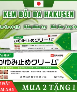 Kem bôi nấm ngứa Hakusen á sừng, vảy nến, tổ đỉa, hắc lào trọng lượng 20gr