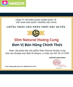 Giảm Cân Siêu Mạnh Slim Natural Hoàng Cung Giảm Cấp Tốc 5_10KG-CAM KẾT CHÍNH HÃNG 14 Giảm Cân Siêu Mạnh Slim Natural Hoàng Cung Giảm Cấp Tốc 5_10KG-CAM KẾT CHÍNH HÃNG - Ảnh 6
