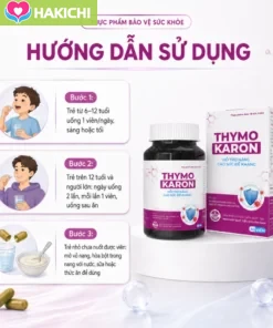 Viên Uống Hỗ Trợ Thanh Thải HPV - Hỗ Trợ Tăng Miễn Dịch, Đề Kháng - THYMO KARON 30 Viên - Ảnh 2