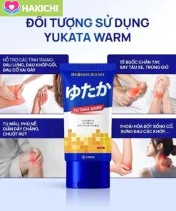 Kem Làm Ấm Cơ Thể YuTaKa 50g ,Nhức Mỏi Cơ Thể & Xương Khớp - Chiết Xuất Gừng, Ngãi Cứu, Đinh Hương