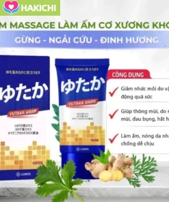 Kem Làm Ấm Cơ Thể YuTaKa 50g ,Nhức Mỏi Cơ Thể & Xương Khớp - Chiết Xuất Gừng, Ngãi Cứu, Đinh Hương 12 Kem Làm Ấm Cơ Thể YuTaKa 50g ,Nhức Mỏi Cơ Thể & Xương Khớp - Chiết Xuất Gừng, Ngãi Cứu, Đinh Hương - Ảnh 4