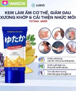 Kem Làm Ấm Cơ Thể YuTaKa 50g ,Nhức Mỏi Cơ Thể & Xương Khớp - Chiết Xuất Gừng, Ngãi Cứu, Đinh Hương 14 Kem Làm Ấm Cơ Thể YuTaKa 50g ,Nhức Mỏi Cơ Thể & Xương Khớp - Chiết Xuất Gừng, Ngãi Cứu, Đinh Hương - Ảnh 6