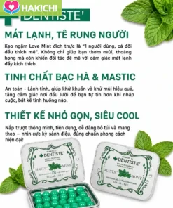 Kẹo Bạc Hà Love Mint Dentiste Thái Lan — Sukkiri Chính Hãng Hộp 20 Viên - Ảnh 5