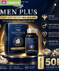 Viên uống tăng cường sinh lí nam giới Feelex Men Plus, tác dụng nhanh chóng - hộp 60 viên