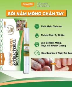 Bôi Nấm Móng Tay Chân CHA-REN Hàng Xuất Khẩu Châu Âu (EU) Phục Hồi Móng Mới Hết Hư Khoé, Bọng Móng