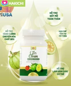 Viên Uống Giảm Cân Đốt Mỡ Siết Cơ Tan Mỡ Cấp Tốc Monica Gin Clean Maximum Strength 30 Viên Chính Hãng Mỹ - Ảnh 9