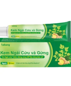Kem ngải cứu và gừng 18g làm dịu da, giảm ngứa và kháng khuẩn tự nhiên