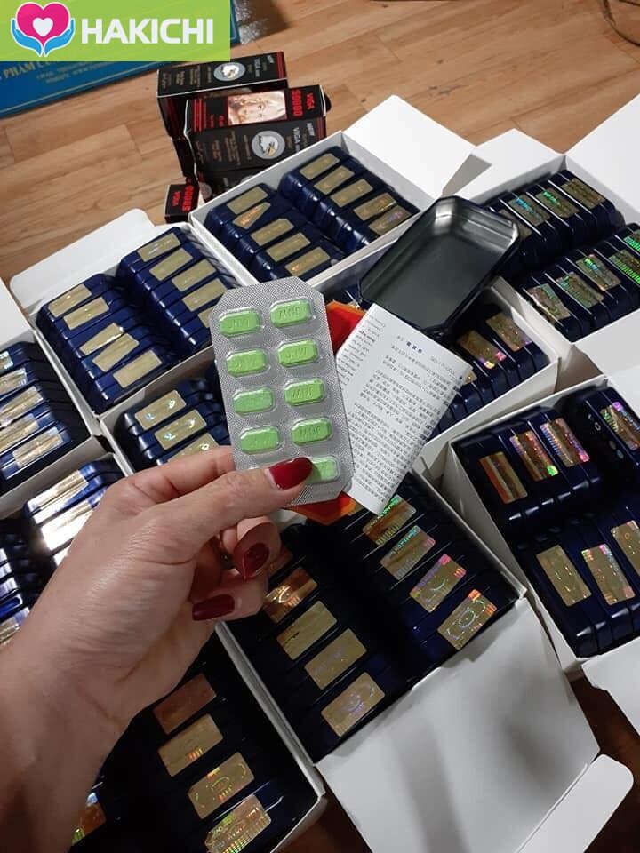 Ngựa Thái Xanh Chính Hãng Cực Mạnh, Vỉ 10 Viên 25 ngua thai 7