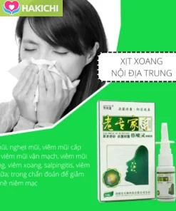 Xịt xoang mũi, nghẹt mũi dị ứng, chảy nước mũi do thời tiết JIMINGTANG 24ML NỘI ĐỊA Trung 11 Xịt xoang mũi, nghẹt mũi dị ứng, chảy nước mũi do thời tiết JIMINGTANG 24ML NỘI ĐỊA Trung - Ảnh 2