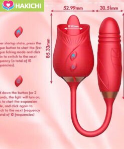 Trứng Rung Hoa Hồng Đa Năng – 2 Đầu Rung & Thụt Liếm 10 Chế Độ Khoái Cảm Đê Mê - Hakichi 7 Trứng Rung Hoa Hồng Đa Năng – 2 Đầu Rung & Thụt Liếm 10 Chế Độ Khoái Cảm Đê Mê - Hakichi - Ảnh 4