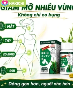 Viên Uống Giảm Cân Đốt Mỡ Bụng Chặn Tinh Bột Giảm Thèm Ăn Eo Thon Dáng Gọn Cho Người Ăn Tinh Bột - Ảnh 3
