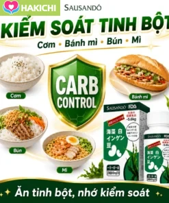 Viên Uống Giảm Cân Đốt Mỡ Bụng Chặn Tinh Bột Giảm Thèm Ăn Eo Thon Dáng Gọn Cho Người Ăn Tinh Bột - Ảnh 5