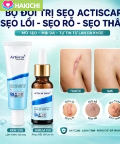 Kem Và Serum Sẹo Actiscar 15ml/20g Làm Mờ Vết Thâm Nám Vết Sẹo Trên Da Mềm Mịn Da Giảm Sẹo Lồi