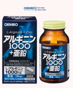 Viên uống hỗ trợ tăng cường sinh lý nam giới L-Arginine 1000mg và Zinc Orihiro 120 viên 7 Viên uống hỗ trợ tăng cường sinh lý nam giới L-Arginine 1000mg và Zinc Orihiro 120 viên - Ảnh 3