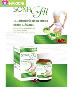 Viên giảm cân SLIMLY Calysa đổi mẫu thành Sona fit cải thiện béo phì , giảm mỡ hộp 60 viên ( có che tên) - Ảnh 2
