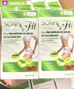 Viên giảm cân SLIMLY Calysa đổi mẫu thành Sona fit cải thiện béo phì , giảm mỡ hộp 60 viên ( có che tên) - Ảnh 3