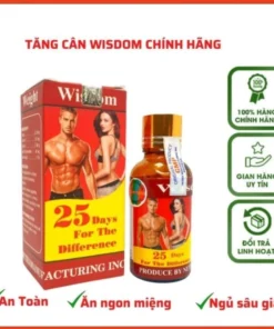 Tăng cân Wisdom Weight chính hãng Indonesia hỗ trợ tăng cân an toàn hiệu quả hộp 25 viên - Ảnh 2