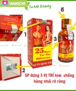 Combo 2 hộp vitamin wisdom weight, tăng cân wisdom weight chính hãng indonesia tăng cân an toàn không tích nước - Ảnh 5