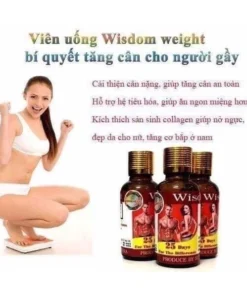 Tăng cân Wisdom Weight chính hãng Indonesia hỗ trợ tăng cân an toàn hiệu quả hộp 25 viên - Ảnh 5