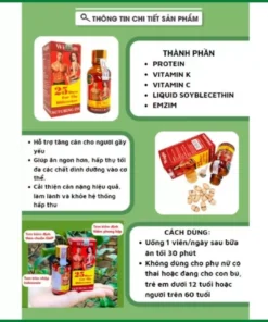 Combo 2 hộp vitamin wisdom weight, tăng cân wisdom weight chính hãng indonesia tăng cân an toàn không tích nước - Ảnh 7