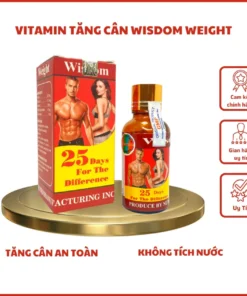 Vitamin tăng cân Wisdom Weight, hỗ trợ ăn ngon ngủ ngon, hấp thu tối đa dưỡng chất giúp tăng cân hiệu quả