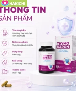 Viên Uống Hỗ Trợ Thanh Thải HPV - Hỗ Trợ Tăng Miễn Dịch, Đề Kháng - THYMO KARON 30 Viên - Ảnh 5