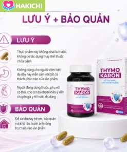 Viên Uống Hỗ Trợ Thanh Thải HPV - Hỗ Trợ Tăng Miễn Dịch, Đề Kháng - THYMO KARON 30 Viên - Ảnh 8