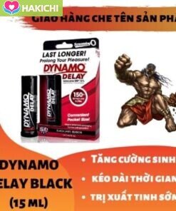 Xịt kéo dài quan hệ Dynamo Delay Black mới 2025 – Kéo dài thời gian, giữ vững phong độ, tác dụng lên đến vài giờ - Ảnh 3