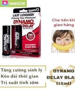 Xịt kéo dài quan hệ Dynamo Delay Black – Kéo dài thời gian, giữ vững phong độ, tác dụng lên đến vài giờ