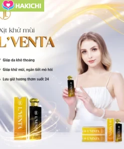 Xịt Khử Mùi Hôi Nách Lventa 45ml, Ngăn Tiết Mồ Hôi, Ngăn Mùi 24h, Không Gây Ố Vàng Áo - Ảnh 2