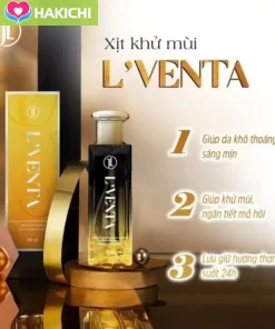 Xịt Khử Mùi Hôi Nách Lventa 45ml, Ngăn Tiết Mồ Hôi, Ngăn Mùi 24h, Không Gây Ố Vàng Áo