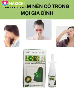 Xịt xoang mũi JIMINGTANG dứt điểm xoang cấp tính và mãn tính thành phần thảo dược lọ 20ml Xịt xoang mũi thảo dược