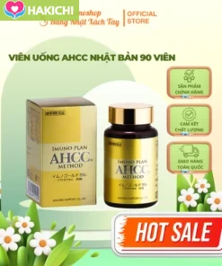 Viên Uống AHCC Nhật Bản 90 Viên – Tăng Cường Hệ Miễn Dịch, Ức Chế HPV