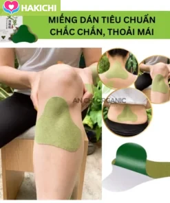 Hộp 12 Miếng Cao Dán Ngải Cứu Giảm Đau Xương Khớp, Nhức Mỏi Cổ Vai Gáy Lưng Đầu Gối An Chi Organic - Ảnh 4